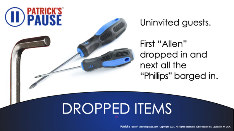 Tools meme "Uninvited guests. First 'Allen' dropped in and next all the 'Phillips' barged in."